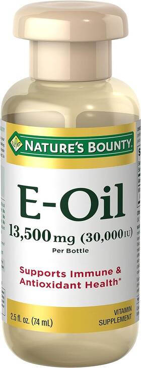 Natures Bounty 612113237640 Nature S Vitamin E Oil Supports Immune And 2.5 Fl Oz Pack Of 1