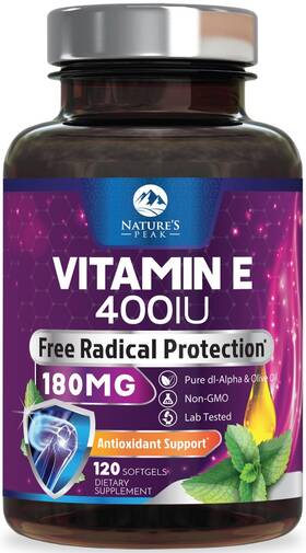 Npvitaminesoftgel120 Natures Peak Vitamin E 180 Mg Per Serving Softgels - 120 Count Pack Of 1