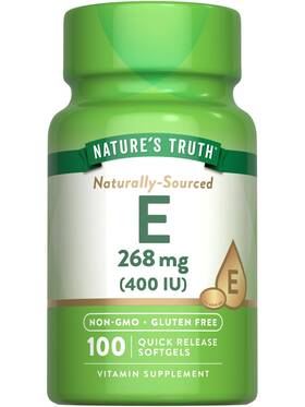 Nt1481 Natures Truth Vitamin E 400 Iu Softgels 268mg 100 Count Pack Of 1