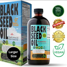 Naturesrecommendation 680274000052 Ethiopian Black Seed Oil 16 Oz. - 100% Pure Organic Cold Pressed Cumin