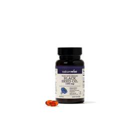 1250 Naturewise 855724007480 Black Seed Oil Capsules Mg - With 100% Organic Cold Pressed Nigella Sati