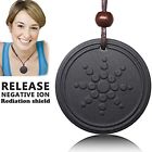 Necklace-1 Haoxueli Emf Protection Scalar Energy Pendant Volcanic Lava 696396029666