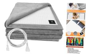 Nemeil 766683591234 Grounding Blanket/bed Sheet For Better Slepping 55 80 Inch Grounded Grey