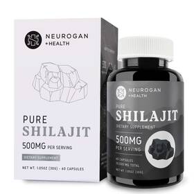 Neurogan Health 711709047080 Himalayan Shila Capsules 60 Caps 500mg Energy And Mental