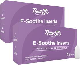 Newlife Naturals 726084619562 Vitamin E Suppositories For Women - Vaginal Moisturizer Dry