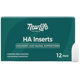 Ha1001 Newlife Naturals Hyaluronic Acid Vaginal Suppositories For Women 5 Mg