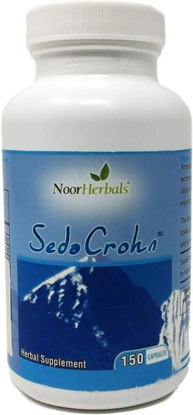 Noor Herbals 827912032819 Sedacrohn - Crohns Disease And Ulcerative Colitis Supplements 150 Capsules