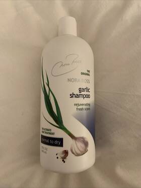 Nora Ross 740261878016 Garlic Shampoo Treatment Designed To Help Combat Hair Loss Dandruff