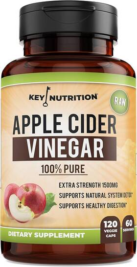 Norax 445013757726 Apple Cider Vinegar 1500mg 100% Organic Pure And Raw - Healthy Digestion Detox
