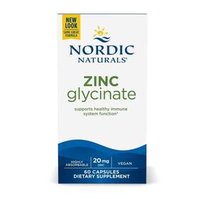 Nordic Naturals 768990015366 Zinc Glycinate 60 Capsule