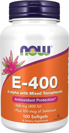 E-400 Now Foods 733739009067 Supplements Vitamin Iu Mixed Tocopherols Antioxidant