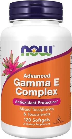 Now Foods 885370071733 - Advanced Gamma E Complex 120 Softgels Count Pack Of 1