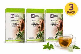 Nuestra Salud 754610000129 3 Pack Kidney Cleanser Tea Blend Ri Osan Herbal Infusion 60 Bags Total