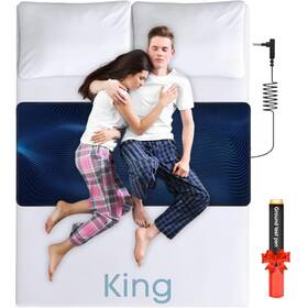 Nurture Knots 198715872422 Grounding Mat For Bed King Size 27ftftx78ft Earth Connected