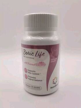 Nutra Blast 636601917951 Boric Supports Ph Balance Intimate Health 30 Suppositories