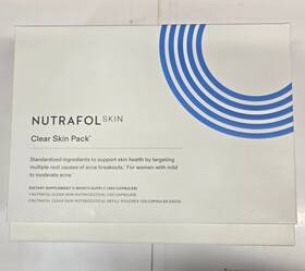 Nutrafol 810102112682 Skin Clear Pack 3 Months Supply 360 Capsules Exp 9/25