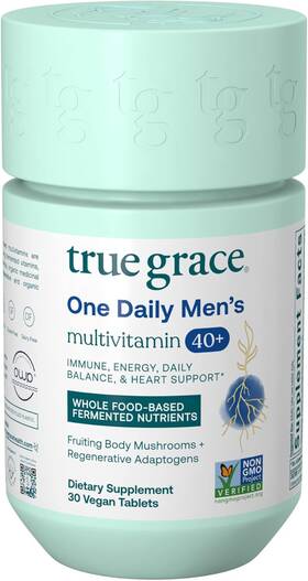 Nutrition Llc 711181784695 Mens 40 One Daily Multivitamin Fermented Minerals Organic Adaptogens And Mushro