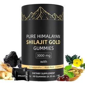 Nyywth 716172201595 Shilajit Gummies Pure Himalayan Gold Rich In Ashwagandha