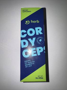 Oh Herb 199284008984 Cordyceps Drops Of Health Moments Joy 2 Oz Supplement