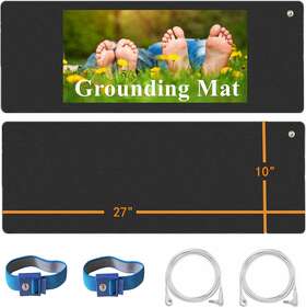 Okohey 691162636741 2 Pack Grounding Mat Improves Sleep Reduces Inflammation Pain And Anxiety