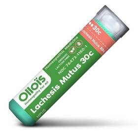Ollois Homeopathics 855717003369 Organic Lactose Free Lachesis Mutus 30c 80 Pellet