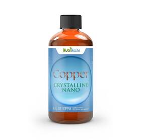 Organa International 799599513342 Nutrinoche Liquid Colloidal Copper Supplement 99.99% Ultra Pure Crystalline