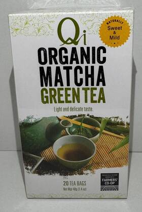 Organic 653783000547 Matcha Green Tea Rich Antioxidants Light And Delicat Taste