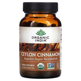 512584 Organic India Cinnamon Og2 - 90 Vegan Capsules