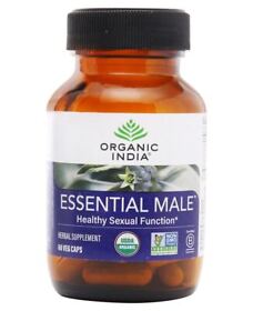 189395 Organic India Essential Male Healthy Sexual Function 60 Veg Capsules