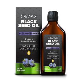 Bso-drp-240ml Orzax Black Seed Oil Liquid 8 Fl Oz - Cold Pressed 100% Pure Vegan Gluten F