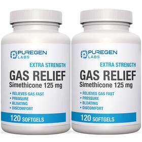 0722 P Puregen Labs Extra Strength Gas Relief Softgels With Simethicone 125 Mg