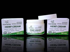 Pain Never 700721511525 2-pack Hemp Cream Natural Menthol Relief For Joint Muscle Nerve 3.52 Oz