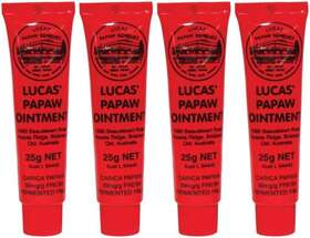 Papaw 711181096712 Lucasft Ointment 25g 4 Pack Imported Directly From Australia