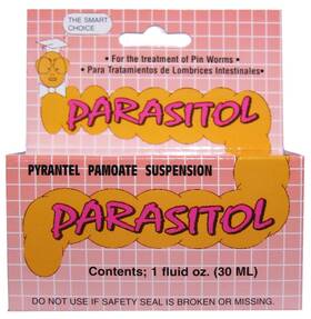 Mo-isle1562 Parasitol Pinworm Treatment / Tratamiento Para Oxiuros Made In Usa 30 Ml
