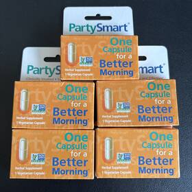 Partysmart 605069005821 5x One Capsule For A Better Morning 1 Each Exp 10/2025