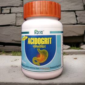 Patanjali 904049100986 Divya Acidogrit - 60 Tablets 3-5 Day Shipping