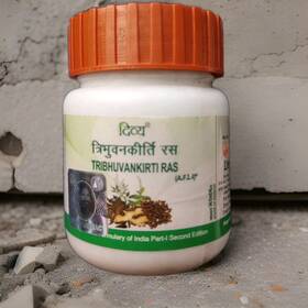 Patanjali 904049111609 Divya Tribhuvankirti Ras 80 Tabs 3-5 Day Shipping