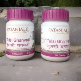 Patanjali 904109420092 2pack Divya Tulsi Ghanvati 60 Tablets 3-5 Day Free Shipping