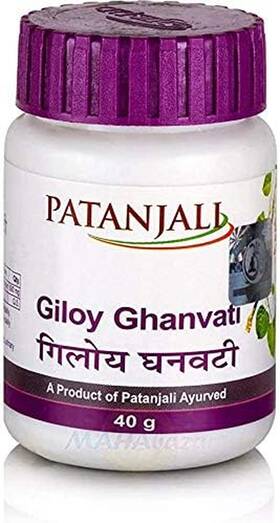 Ptggnv40 Patanjali Giloy Ghan Vati - 40gm Pack Of 5