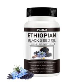 Pbzpbz 717405442655 Organic Ethiopian Black Seed Oil Softgels 60 Count - Cold-pressed With Occur