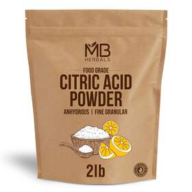 Phoenix Medicaments Pvt. Ltd. 313040616637 Mb Herbals Citric Acid Powder 2 Lb 100% Pure Anhydrous Fine Granulated