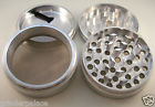 " Piece 4 Silver Aluminum Grind Screen Herb 3.00 Diamond 75mm Grinder