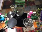 Piece Screen Aluminum Grind Grinder " Silver 63mm 2.50 Diamond Herb 4 Prices