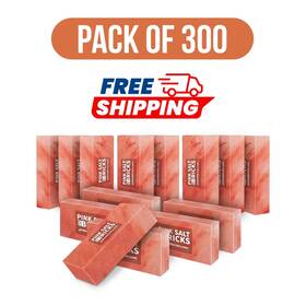 Sk-psb-sb-300 Pink Salt Bricks Himalayan 8x4x2 Pack Of 300 For Home Decor Spa Saunas And Rooms