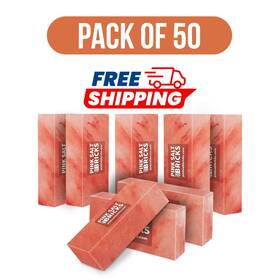 Sk-psb-sb-50 Pink Salt Bricks - Himalayan 8x4x2 Pack Of 500 For Spa And Home Decor