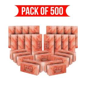 Psw-sb-500 Pink Salt Wall Bulk 500 Pack Himalayan Bricks 8x4x2 Inch Sauna And Spa Detox Therapy