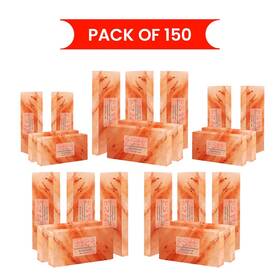 Psw-st-150 Pink Salt Wall Himalayan Tiles 8x4x2 Block Pack Of 150 For Home Improvement