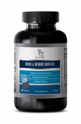 Pl Nutrition 053722844742 Brain Health Support - And Memory Booster 777mg Boosts Function 1b