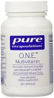 Pon6 Capsules Pure Encapsulations O.n.e Multivitamin With Metafolin L-5 Mthf 60 884946170382