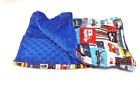Pound Small Weighted Blanket Or Lap Pad Minky Construction Theme